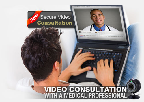 Private HIPAA Video Consultation by Medical Staff